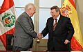CANCILLER RAFAEL RONCAGLIOLO Y MINISTRO DE ASUNTOS EXTERIORES Y DE COOPERACIÓN DE ESPAÑA SE REUNEN EN TORRE TAGLE EN BUSCA DE FORTALECER LA RELACIÓN BILATERAL (7638619110)