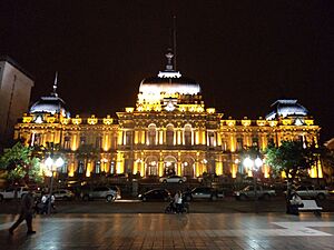 Archivo:Casa de Gobierno de noche