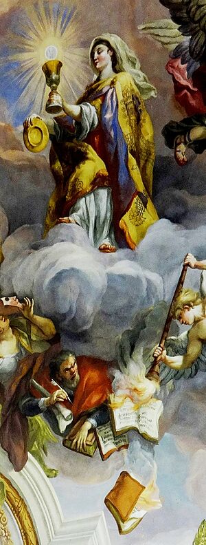 Archivo:Catholic faith defeating heresies (Karlskirche Vienna)