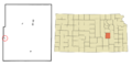Chase County Kansas Incorporated and Unincorporated areas Cedar Point Highlighted