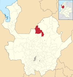 Tarazá ubicada en Antioquia