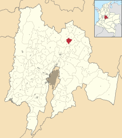 Sutatausa ubicada en Cundinamarca