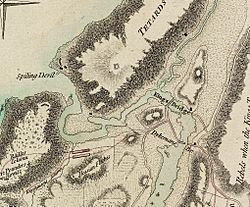 Archivo:Detail of Battle Of Fort Washington Map By Sauthier