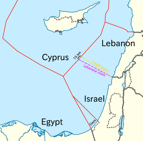 East Medit EEZs (pre-2022)