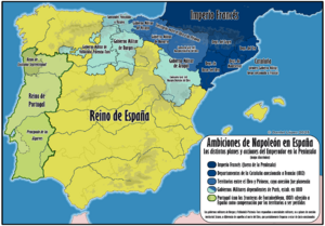 Archivo:España Napoleónica (Ambiciones territoriales)