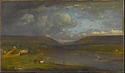 Archivo:George Inness - On the Delaware River - Google Art Project