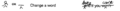 Image of caret telling reader to change a word