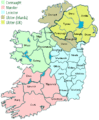 Ireland Spanish map