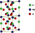 Linbo3 Unit Cell