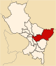 Location of the province Quispicanchi in Cusco.svg