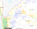 Map commune FR insee code 85018
