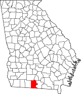 Map of Georgia highlighting Brooks County.svg