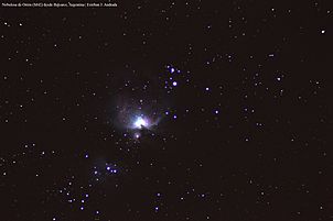 Archivo:Nebulosa de Orión desde un telescopio de relación focal corta