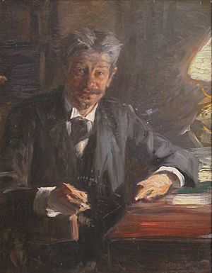 Archivo:P S Krøyer 1900 - Georg Brandes - Skitse til maleri