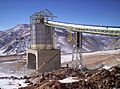 Producción Minera en la Cordillera de los Andes, prov. de San Juan