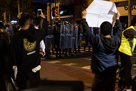 Archivo:Protests in Miraflores - November 11 - 50606308748