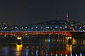 Seongsu Bridge and N Seoul Tower