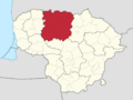 Siauliai County in Lithuania