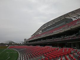 Archivo:TD Place south stand view, Ottawa