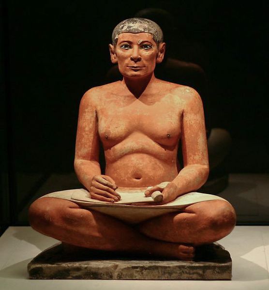 The seated scribe