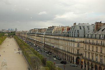 Tuileries Rivoli Perspective