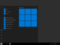 Windows Server 2019 start menu