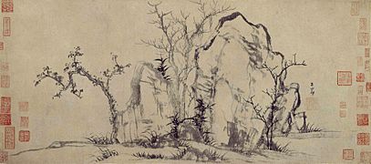 Zhao Meng Fu Elegant Rocks and Sparse Trees