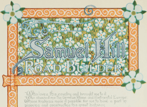 Archivo:"Samuel Hill Road Builder 1916 art from book- Columbia Americas Great Highway005 (cropped)