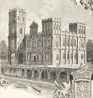 Archivo:1900, Georges Garen, Le Pavillon royal de l'Espagne (cropped)