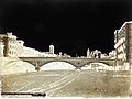 Año 1867, negativo de vidrio al colodión, vista de Gerona o Girona, Fototeca del IPCE, Spain