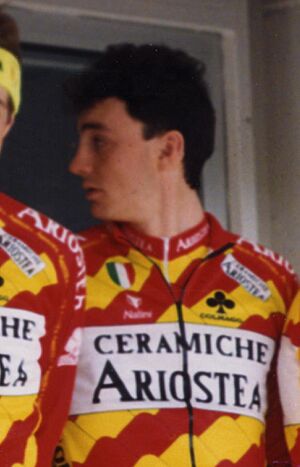 Archivo:Ariostea at the 1993 Paris–Nice - Fabio Casartelli (cropped)