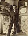 Auguste Herbin in Pablo Picasso’s studio on Boulevard de Clichy, early 1911