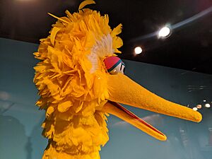 Archivo:Big Bird puppet head (1975) -1