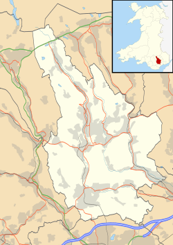 Newbridge ubicada en Caerphilly