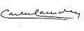 Carlos Lacerda signature