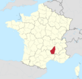 Département 07 in France 2016