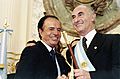 De la Rúa con Menem