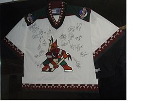 Archivo:Dedicated Coyotes jersey