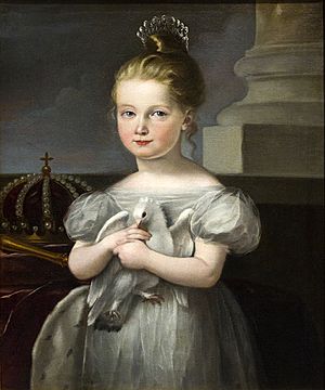 Archivo:Doña Isabel II, niña (anónimo)