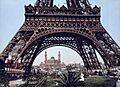Eiffel Tower and the Trocadero, Exposition Universal, 1900, Paris, France