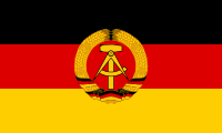 Bandera de la República Democrática Alemana