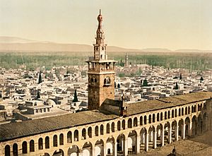 Archivo:Flickr - …trialsanderrors - Minaret of the Bride, Damascus, Holy Land, ca. 1895