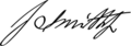 Joseph Smith Jr Signature