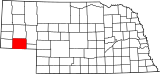 Map of Nebraska highlighting Cheyenne County.svg