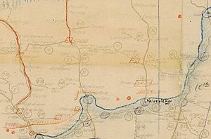 Archivo:Mapa de los frentes en la montaña de los Argüellos