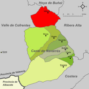 Archivo:Millares-Mapa del Canal de Navarrés