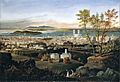 Montréal vu du mont Royal - 1853-54