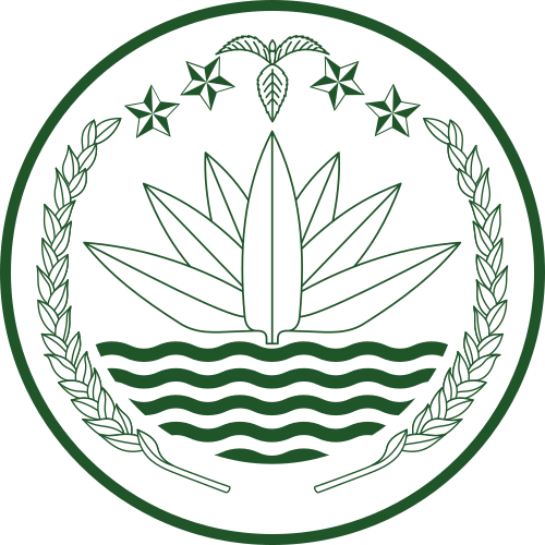 National Emblem of Bangladesh Monochrome