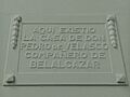 Placa Pedro de Velasco en Popayán