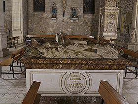 Archivo:Sepulcro de San Lesmes (Iglesia de San Lesmes Abad, Burgos)